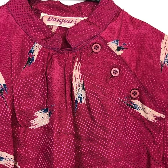 Vintage Daiquiri High Neck Modi Dress Sz S - Picture 6 of 15